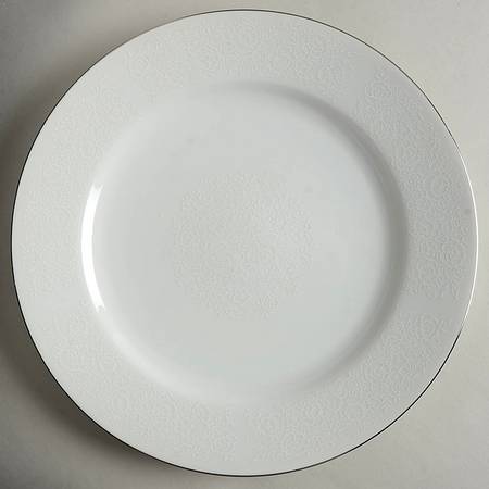 White Lace 12" Chop Plate (Round Platter)