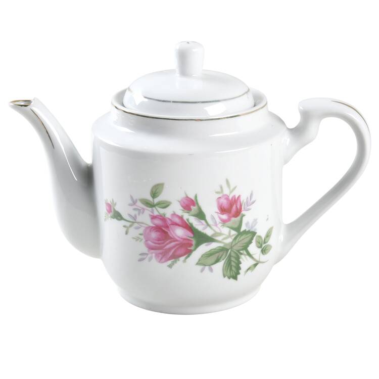 Moss Rose Teapot & Lid