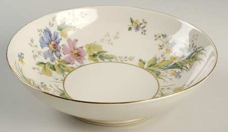 04491 (Cream Background) 8" Round Vegetable Bowl