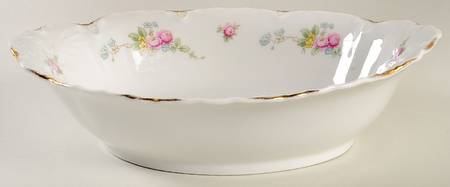 3361 (Scalloped) 9" Oval Vegetable Bowl