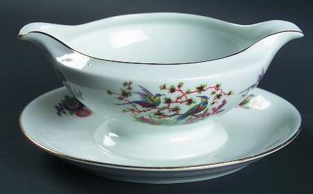 3661 Gravy Boat with Attached Underplate