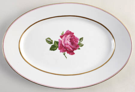 7360 (White Background) 15" Oval Serving Platter