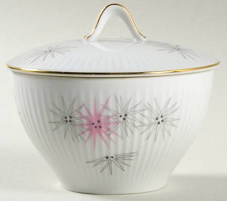 7529 (Gold Trim) Sugar Bowl & Lid
