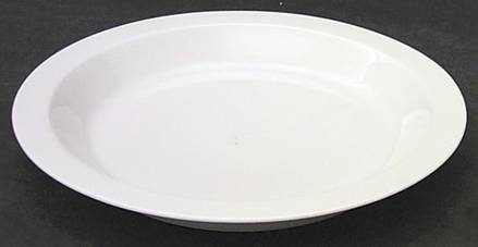 ABC White Rim Soup Bowl