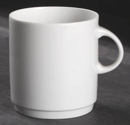 ABC White Flat Cup