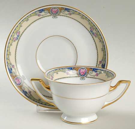 Admiral Footed Bouillon Cup & Saucer