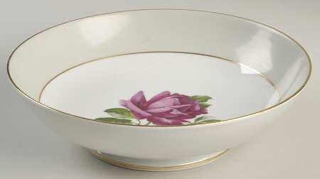 American Beauty Rose 9" Round Vegetable Bowl