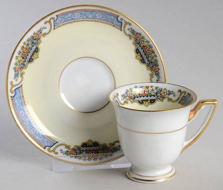 The Aragon Footed Demitasse Cup & Saucer Set