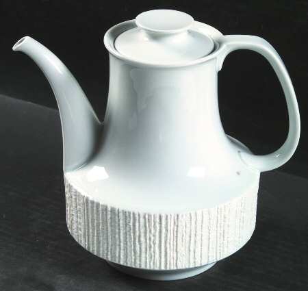 Arcta White Coffee Pot & Lid