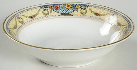 The Arlington (White Border & Center) Fruit/Dessert (Sauce) Bowl