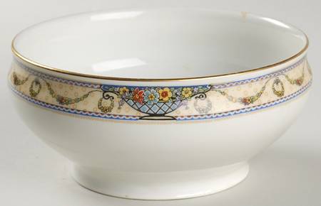 The Arlington (White Border & Center) Cranberry Bowl