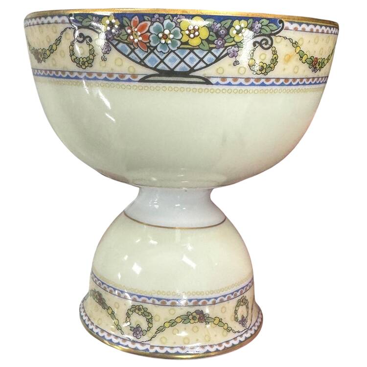 The Arlington (White Cream Border) China Sherbet
