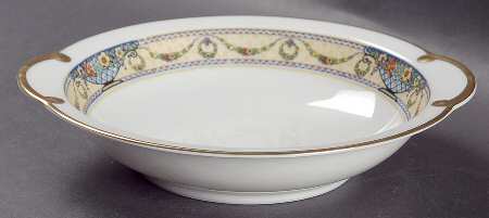 The Arlington (White Cream Border) Lugged Cereal Bowl