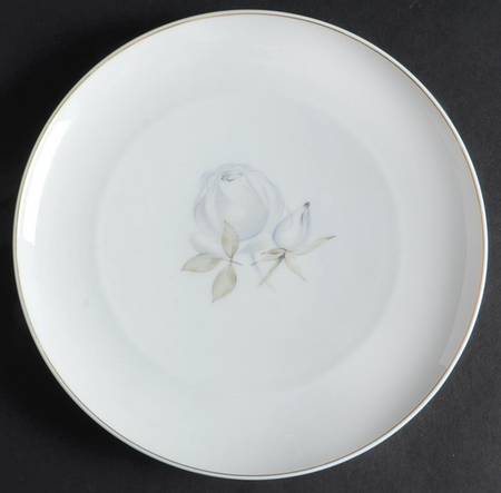 Blue Rose (Gold Trim) Salad Plate