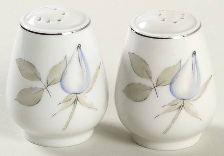 Blue Rose (Platinum) Salt & Pepper Set