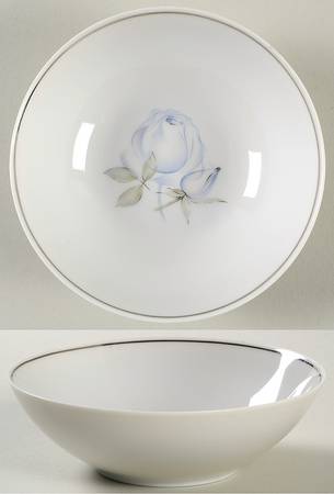Blue Rose (Platinum) Fruit/Dessert (Sauce) Bowl
