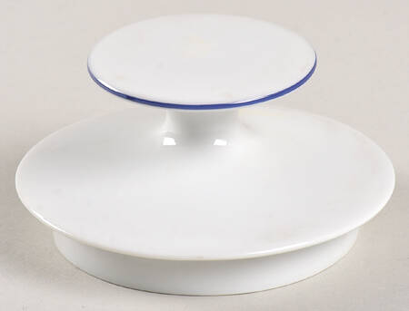 Blue Trim Lid for Sugar Bowl
