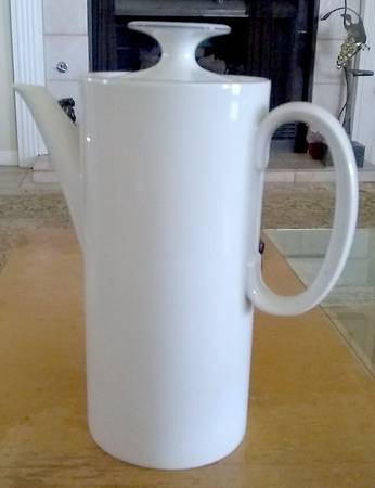 Blue Trim Coffee Pot & Lid