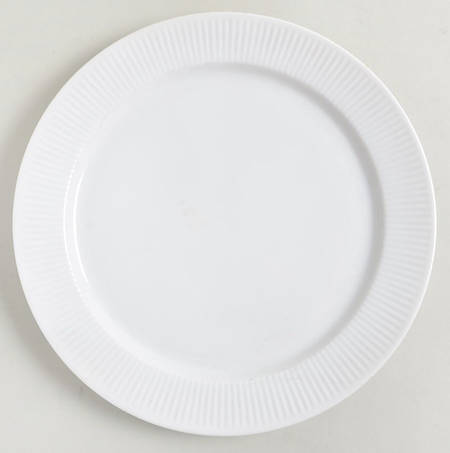 Brazilia White Luncheon Plate