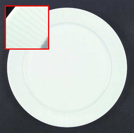 Brazilia White Dinner Plate