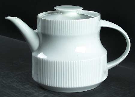 Brazilia White Teapot & Lid