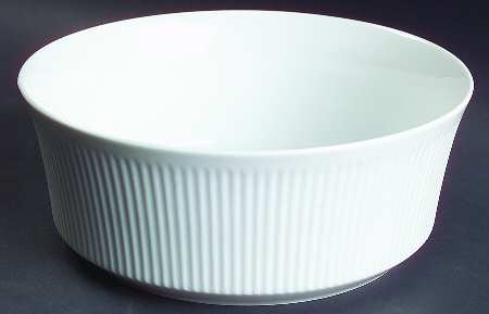Brazilia White 7" Round Vegetable Bowl
