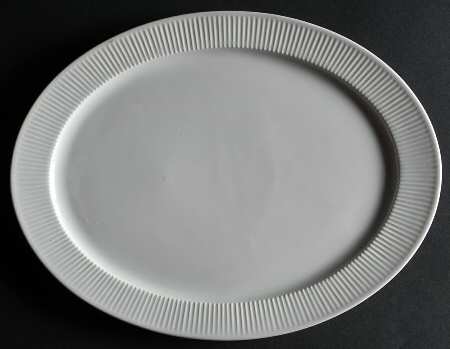 Brazilia White 13" Oval Serving Platter