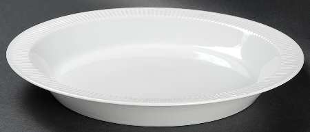 Brazilia White Rim Soup Bowl