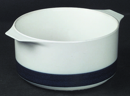 Brushed Cobalt 8" Round Open Casserole