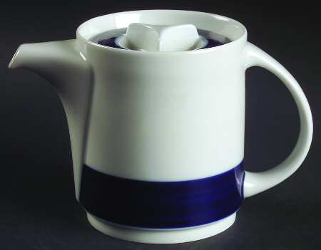 Brushed Cobalt Mini Teapot & Lid
