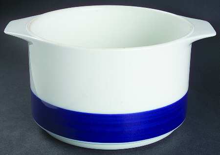 Brushed Cobalt 6" Round Open Casserole