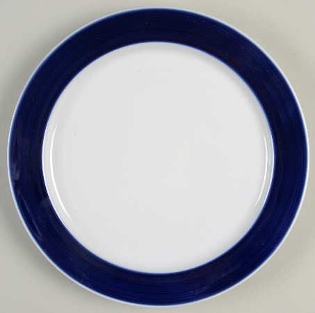 Brushed Cobalt Luncheon Plate by Thomas