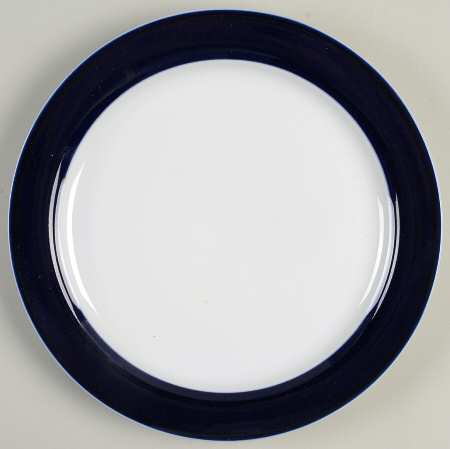 Brushed Cobalt Luncheon Plate by Thomas