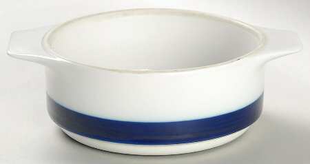 Brushed Cobalt 6" Round Open Casserole