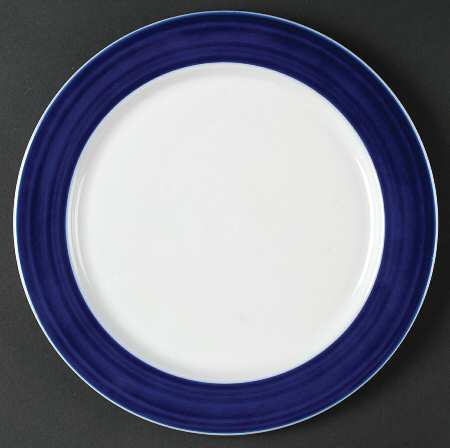 Brushed Cobalt Dinner Plate by Thomas