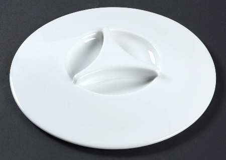 Brushed Cobalt Lid for Round Vegetable
