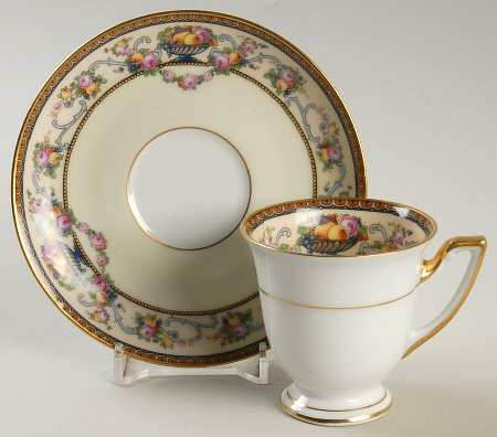 Briarcliff Footed Demitasse Cup & Saucer Set