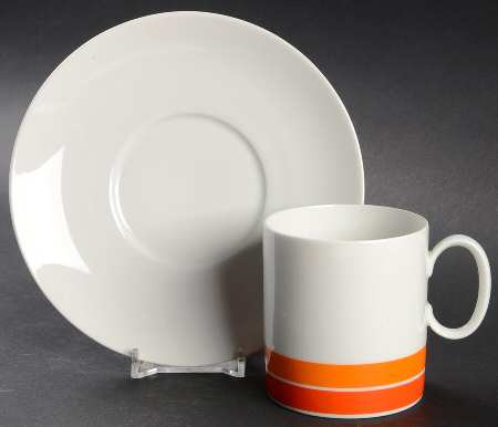 Carousel Flat Cup & Saucer Set