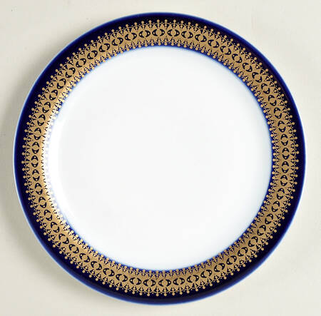 Cobalt Gold Bread & Butter Plate