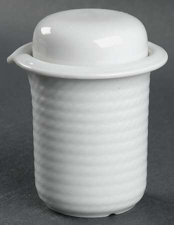 Corda White Creamer & Lid