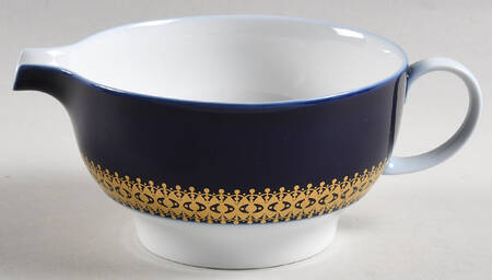 Design 304020 Cobalt Gold Gravy Boat