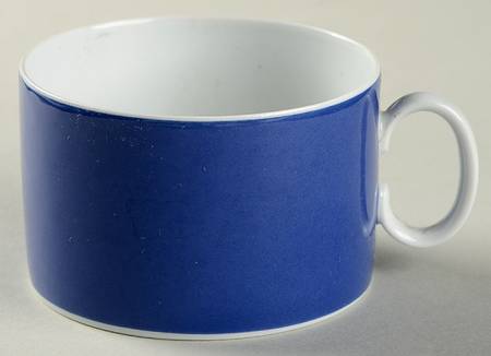 Fashion Blue Flat Cup