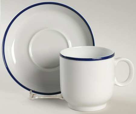 Fjord Flat Cup & Saucer Set