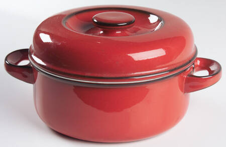 Flame 1.5 Qt Round Covered Casserole