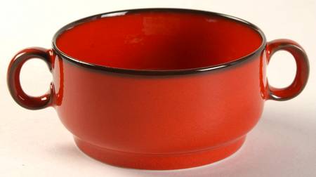 Flame Flat Cream Soup Bowl