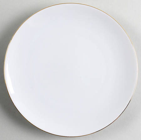 Gold Band (Coupe) Dessert/Pie Plate