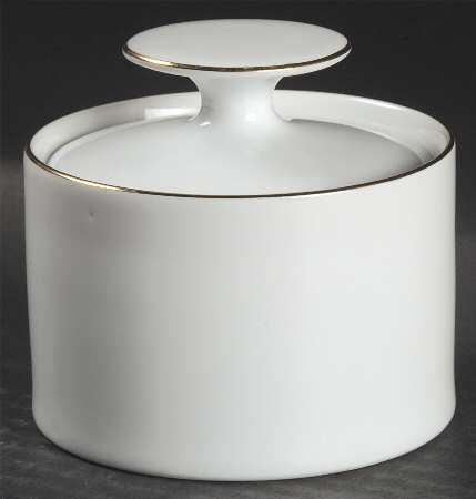 Gold Band (Coupe) Mini Sugar Bowl & Lid