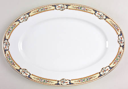 Golden Pheasant 15" Oval Serving Platter