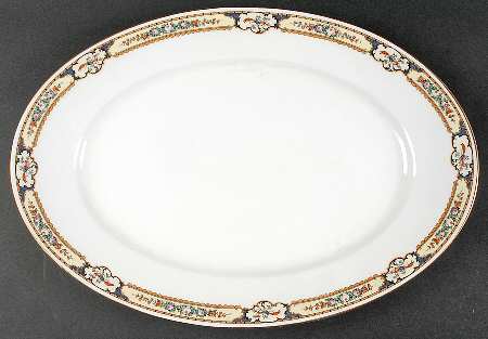 Golden Pheasant 16" Oval Serving Platter