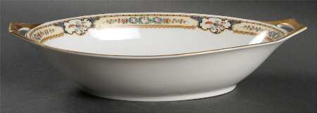Golden Pheasant 11" Oval Vegetable Bowl